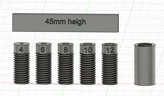 45mm matkap durdurucu makine ekipman 3D print model - Mito3D