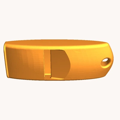 522 emergency whistle v2 3d models download creality cloud 3d print model - Mito3D