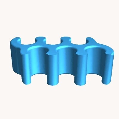 6 tube v2 3d modelos descargar crealidad nube 3d print model - Mito3D