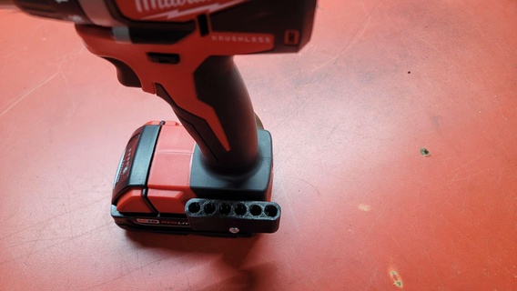 6 bit holder drill Tools 3d print model - Mito3D