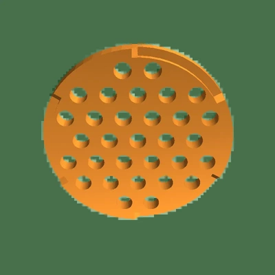 6mm grinder plate 3d models download creality cloud 3d print model - Mito3D