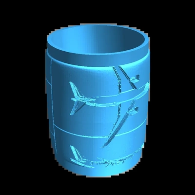 787 tasse halter unterstützung 3d modelle download realität wolke 3d print model - Mito3D