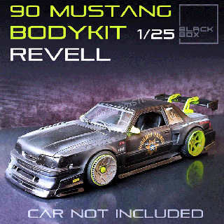 90 mustang revell bodykit 1 24th modelkit Racing & Roadsters 3d print model - Mito3D