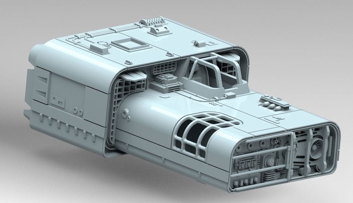 a4b truckspeeder stella guerre legione scala 3d modelli scarica creality nube 3d print model - Mito3D