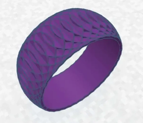 sencillo anillo 3d modelos descargar crealidad nube 3d print model - Mito3D