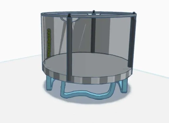 trampolín 3d modelos descargar crealidad nube 3d print model - Mito3D