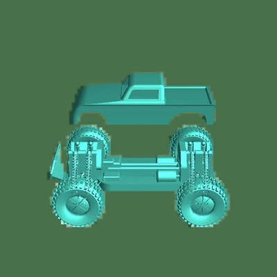 a truck 3d models download creality cloud 3d print model - Mito3D