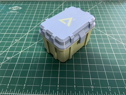 aa batterie espace rangement boîte x15 3d print model - Mito3D