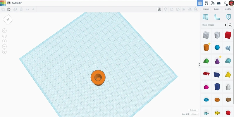 aa suporte 3d modelos baixar crialidade nuvem 3d print model - Mito3D