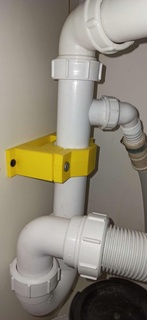 abflussrohrhalterung drain pipe bracket Workshop & Tools 3d print model - Mito3D