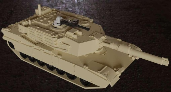 abrams Panzer blindé voitures réservoirs 3d print model - Mito3D