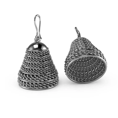 ac earring 029 3d modelle download realität wolke 3d print model - Mito3D