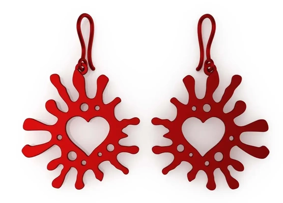 ac earring 045 3d modelos descargar crealidad nube 3d print model - Mito3D