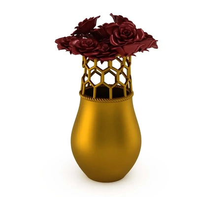 ac flower vase 019 3d modelos baixar crialidade nuvem 3d print model - Mito3D