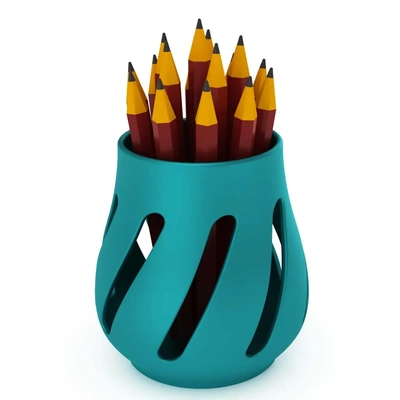 ac pen pencil holder 012 3d modelli scarica creality nube 3d print model - Mito3D