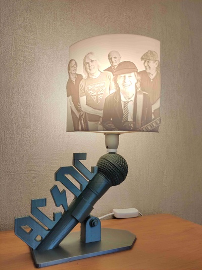 acdc lampe e14 3d modelle download realität wolke beleuchtung 3d print model - Mito3D