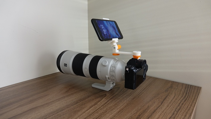 acrobatico telefono titolare supporto telecamera youtuber vlogger 3d modelli scarica creality nube gadget elettronica 3d print model - Mito3D