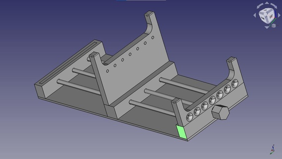 Ajustable longueur perle métier tisser DIY 3d print model - Mito3D