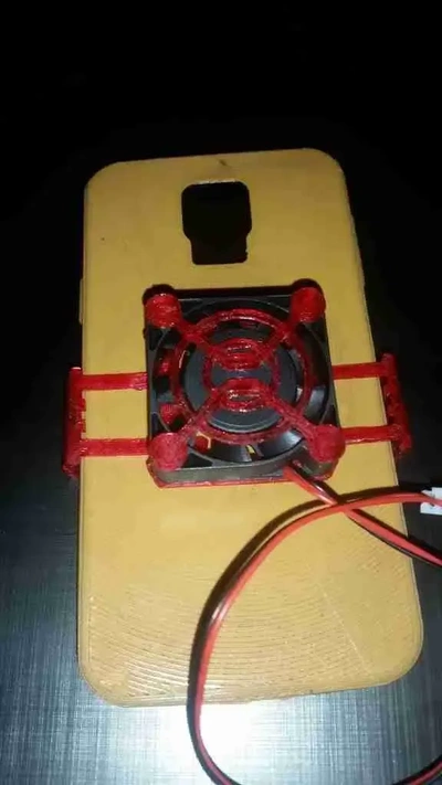 ajustable fan téléphone 3d modèles télécharger créalité nuage 3d print model - Mito3D