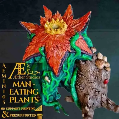 aemini05 man eating plantas 3d modelos descargar crealidad nube 3d print model - Mito3D