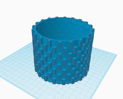 aerated plant pot cover - vase mode Household 3d print model - Mito3D