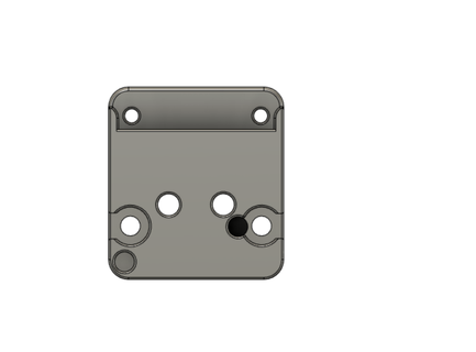Nachbrenner Adapter Teller Ender 6 Drucker Teile Zubehör 3d print model - Mito3D