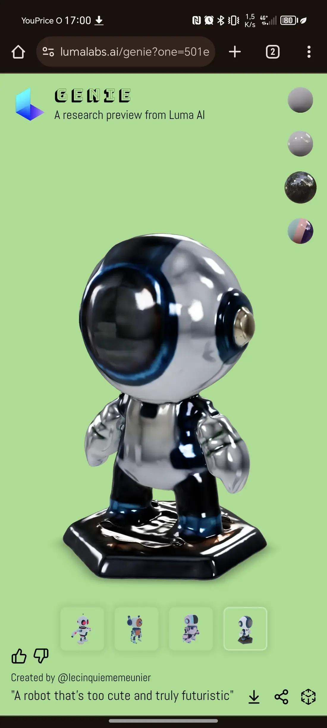 ai robot 3d modeller indir creality bulut 3D print model - Mito3D