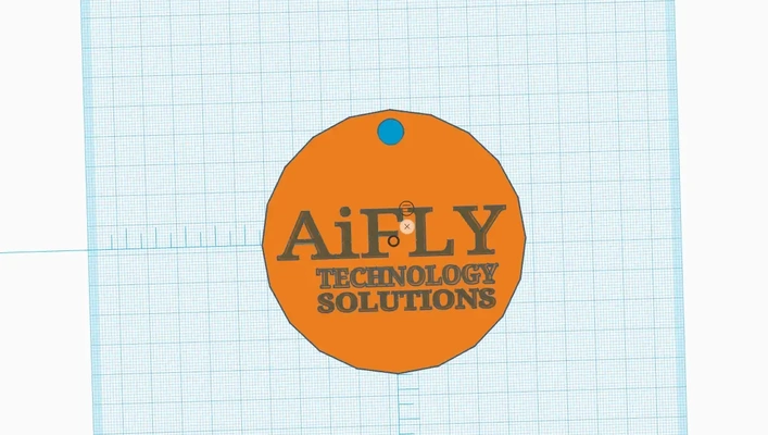 aifly key chain model 3d models download creality cloud 3d print model - Mito3D