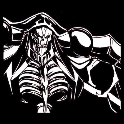 ainz ooal gown stencil 4 3d models download creality cloud 3d print model - Mito3D