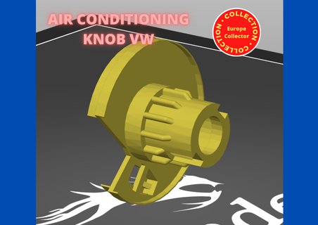 air conditioning knob volkswagen seat skoda Vehicle Parts 3d print model - Mito3D