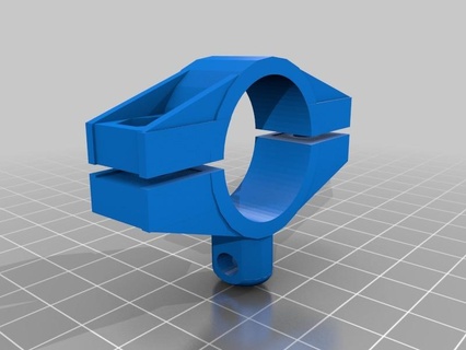 air rifle 1 reinforced clamp - sling mount Others 3d print model - Mito3D