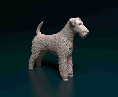 airedale terrier female 3d models download creality cloud 3d print model - Mito3D