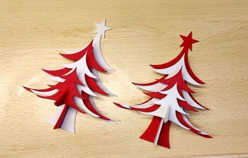 Albero Natale parete diğerleri 3d print model - Mito3D