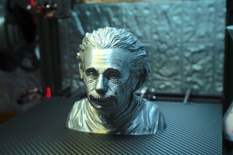 Albert Einstein soutien libre 3d print model - Mito3D
