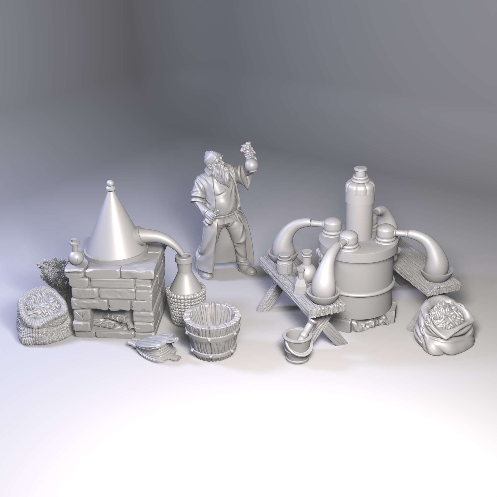 simyacı laboratuar oyuncaklar oyunlar 3D print model - Mito3D