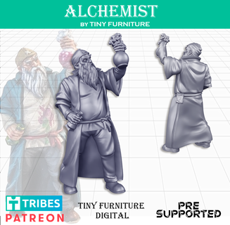 Alchimist Tafel Spiel 3d print model - Mito3D
