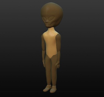 alien Fictional Characters 3d print model - Mito3D