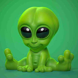 alien 3d models download creality cloud Fictional Characters 3d print model - Mito3D