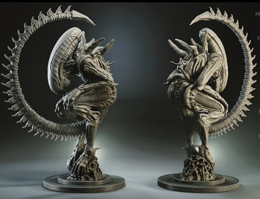 alien birth 3d models download creality cloud monsters 3d print model - Mito3D