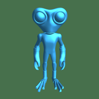 alieno importa 3d print model - Mito3D