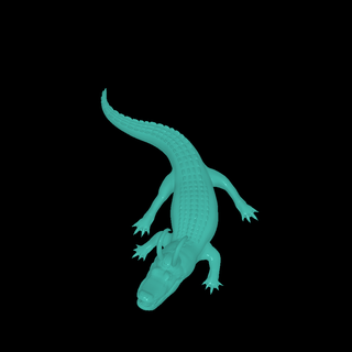 caimán loki caracteres 3d print model - Mito3D