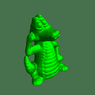 alleato alligatore animali 3d print model - Mito3D