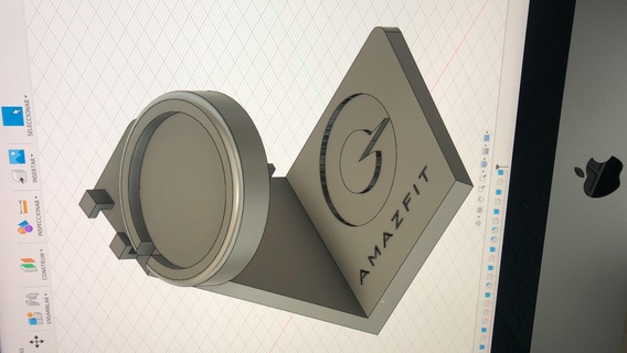 amazfit cargar base carga artilugio electrónica 3d print model - Mito3D