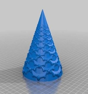 incroyable Noël arbre arbres 3d print model - Mito3D
