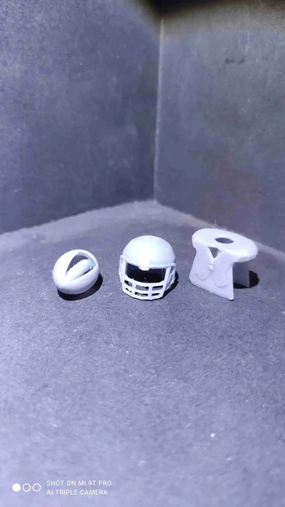 américain football équipement lego pièces 3d modèles télécharger créalité nuage 3d print model - Mito3D