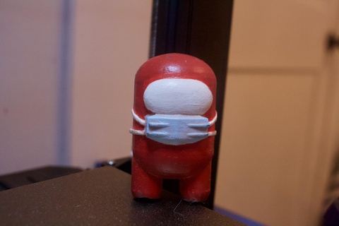 covid masque personnages 3d print model - Mito3D