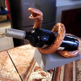 anaconda vinho suporte reptiliano 3d print model - Mito3D