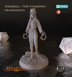 anastasia chemin fondatrice fictif personnages 3d print model - Mito3D