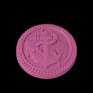 anchor button Others 3d print model - Mito3D