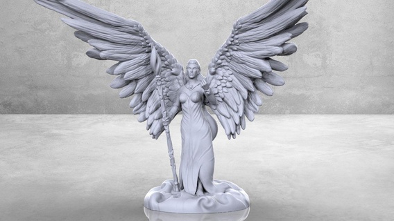 angel - tabletop miniature Characters 3d print model - Mito3D